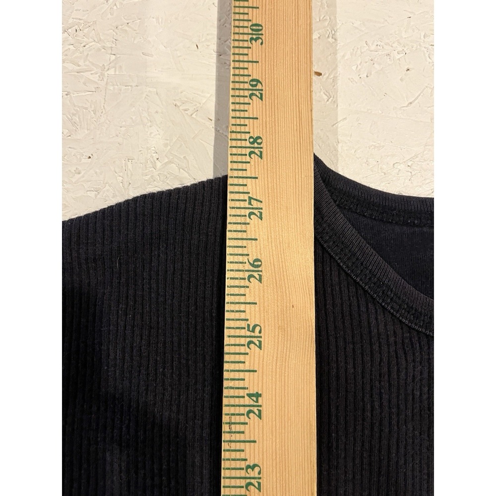 VINTAGE American Eagle Sweater‎ Mens XL Waffle Knit Crew Neck Pullover Blue - Picture 9 of 11